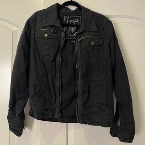 Vintage Guess Biker Jacket oversized